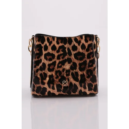 DGN 051 Women's Overtaking Free Bag Brown Leopard