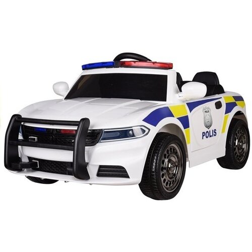 Lean Toys Otroški električni avto Police 12V Bela lea, (20407449) Cene