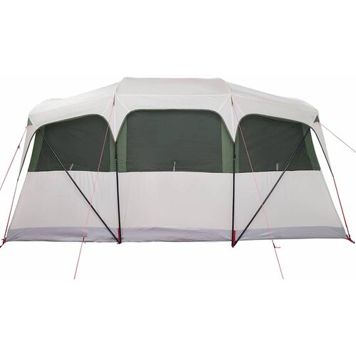  Obiteljski &amp;scaron;ator s krovom Bijela i zelena 435 x 255 x 216 cm Slike