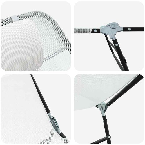  Sklopiva ležaljka za sunčanje Krema 182 x 55 x 85,5 cm Slike