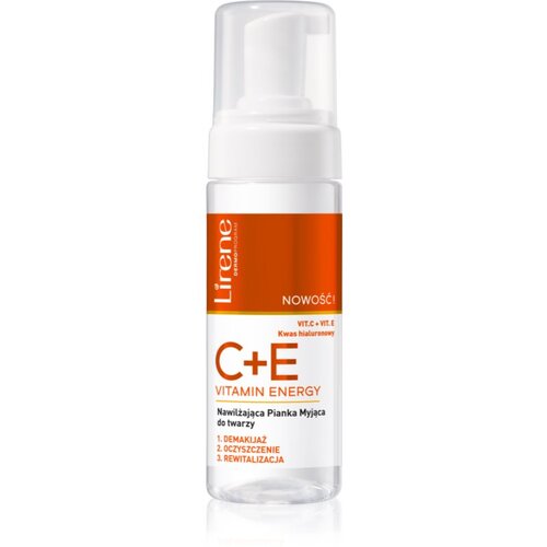 Lirene C+E Vitamin Energy vlažilna čistilna pena z vitamini C in E 150 ml Slike