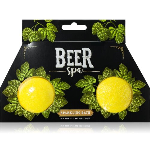 Bohemia Gifts & Cosmetics Beer Spa šumeče kroglice za kopel 2x100 g Cene