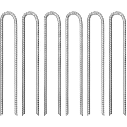VidaXL Klinovi za &amp;scaron;ator U-oblika 12 kom 41,5 cm &amp;Oslash;12 mm pocinčani čelik Slike