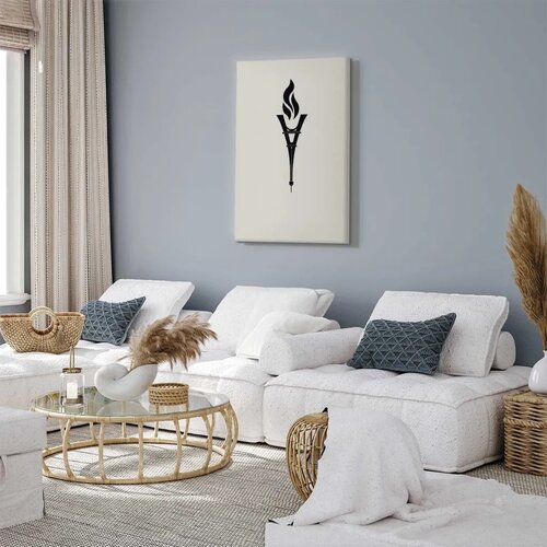  Slika - Torch Shaped Like an Inverted Eiffel Tower 20x30 Standard Slike