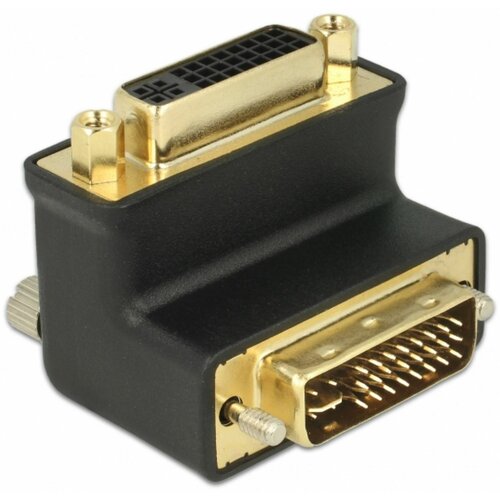 Delock adapter DVI M 24+5 - DVI Ž 24+5 kotni 90&deg; 65173, (21027995) Cene