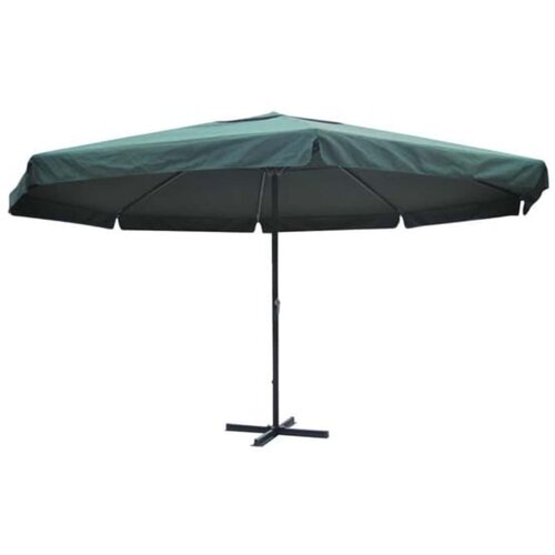  Suncobran Zeleni Aluminijum 500 cm Slike