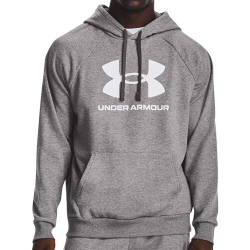 Under Armour UA Rival Fleece Logo HD Pulover Siva Cene