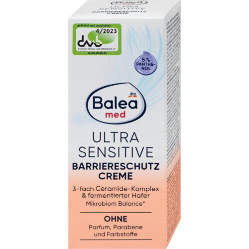 Balea MED Ultra Sensitive krema za negu zaštitne barijere kože lica 50 ml Slike