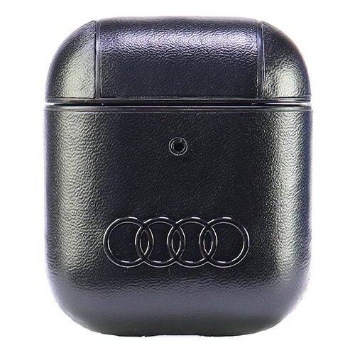 Audi USNJEN ETUI VELIK LOGO ZA AIRPODS 1/2 ČRN, (21974938) Cene