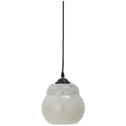Bloomingville Siva viseča svetilka s steklenim senčilom &amp;oslash; 19 cm Motella &amp;ndash; Slike