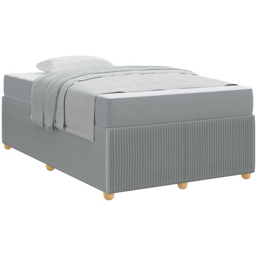 vidaXL Konstrukcija postelje Svetlo siva 120 x 200 cm blago, (5000127960) Cene