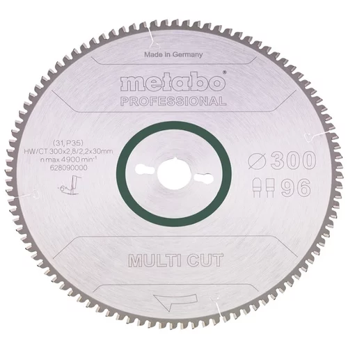 Metabo list krožne žage Multi Cut - Professional, 300x30, 628090000