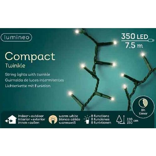 Lumineo novogodišnje LED lampice za spoljnu i unutrašnju upotrebu 350 LED 7.5m 49.5345 Cene