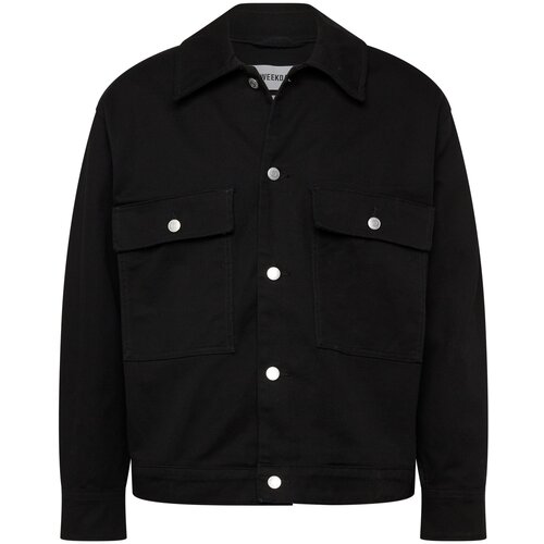 Weekday Prehodna jakna &amp;#039;Brian&amp;#039; črn denim Slike