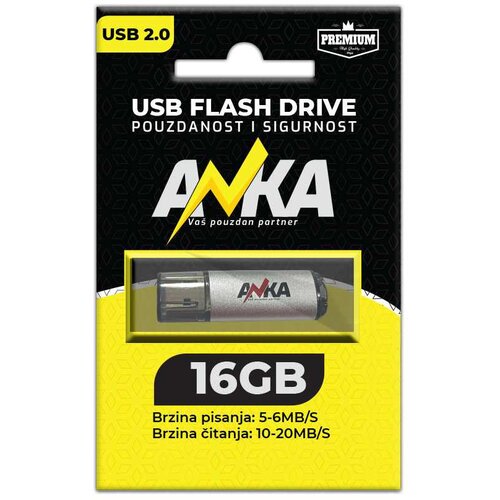  USB FLASH DRIVE 16GB 2.0 WS5-6MB/S RS 10-20MB/S ANKA Cijene