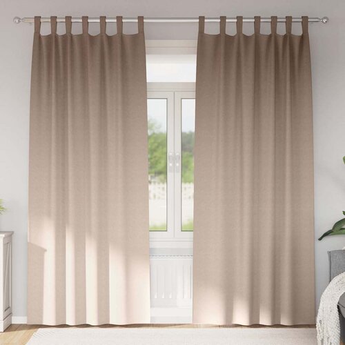  Zavjese za blackout s prstenovima 2 kom. Sivosmeđa 225 x 140 cm Cijene