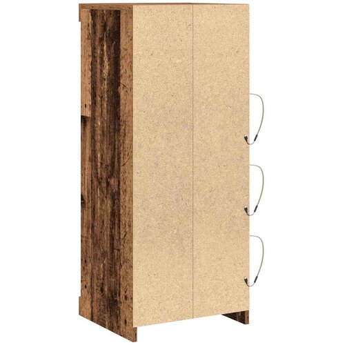  Komoda s LED svjetlima boja sivog hrasta 41x37x100 cm Slike