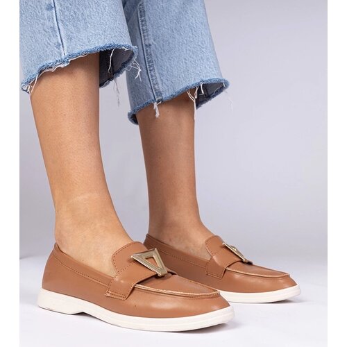 D/CEO marka niezdefiniowana Brown women's moccasins with elegant decoration Viletta Cijene