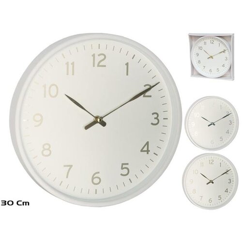  ZIDNI SAT MARIO 30CM BIJELI Cijene