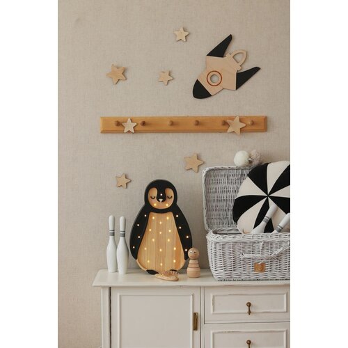  Lampa Little Lights - PINGVIN - drvo Slike