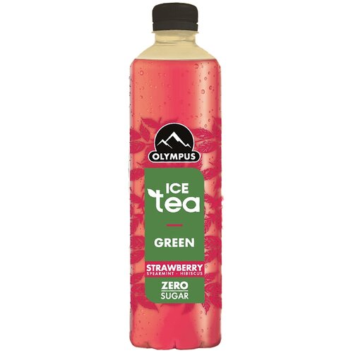 Olympus Foods Olympus Ledeni zeleni čaj, Jagoda, Hibiskus, Menta, Bez šećera, 0.5l Cene