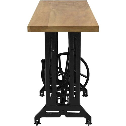 VidaXL Konzolna mizica &amp;scaron;ivalni stroj 110x40x75 cm Slike
