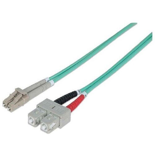 Intellinet 751094 steklena vlakna optična vlakna priključni kabel [1x LC-vtič - 1x moški konektor SC] 50/125 µ Multimode OM3 5.00 m, (20437328) Cene