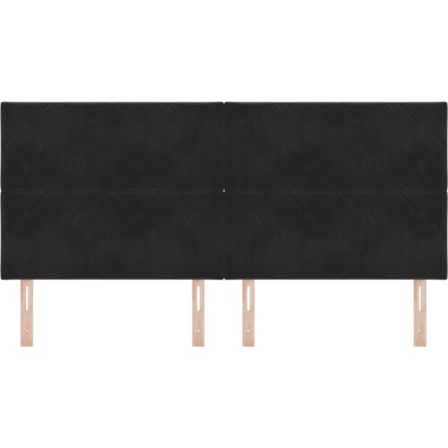  LED uzglavlje - Crno dijamantskih blokova - 200 cm - Bar&amp;scaron;un Slike