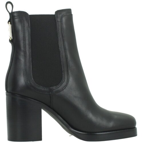 Tommy Hilfiger &amp;Scaron;kornji Fw0fw09555 Square Toe Heel Chelsea Črna Slike