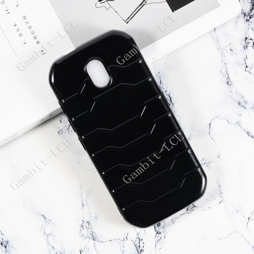  Gumijasti / gel etui Shell za Cat S42 - črni Slike