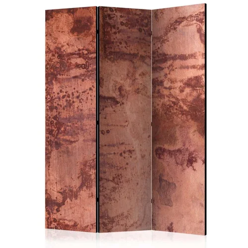  Paravan u 3 dijela - Red Metal Sheet [Room Dividers] 135x172