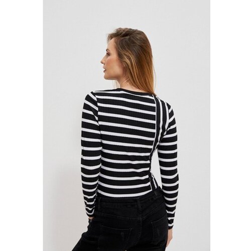 Moodo Fitted striped blouse Cene