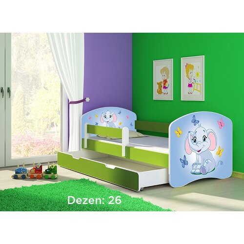 ACMA Krevet za decu Green sa fiokom 140x70 2 26 Cene