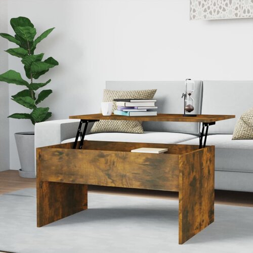 vidaXL stolić za kavu boja hrasta 80x50,5x41,5 cm konstruirano drvo Cijene
