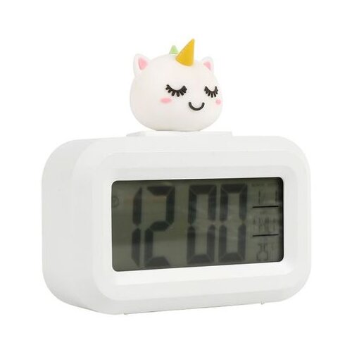 i-Total Sat Budilnik Unicorn Digitalni Beli XL2838 Cene