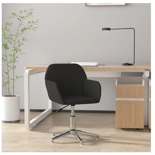  Vrtljiv pisarniški stol črno blago