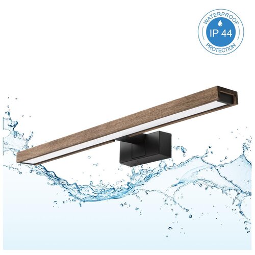 Brilagi LED svetlo za kupatilsko ogledalo 3u1 WOODY MIRROR LED/12W/230V IP44 crna/hrast orah Slike