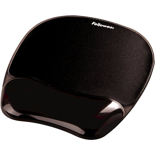 Fellowes Crystal™ Gel podloga za miško/počivalo za zapestje, črna Cene