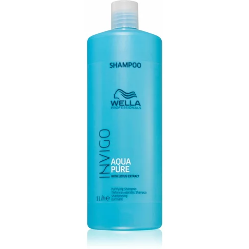 Wella Professionals invigo aqua pure šampon za globinsko čiščenje las 1000 ml unisex