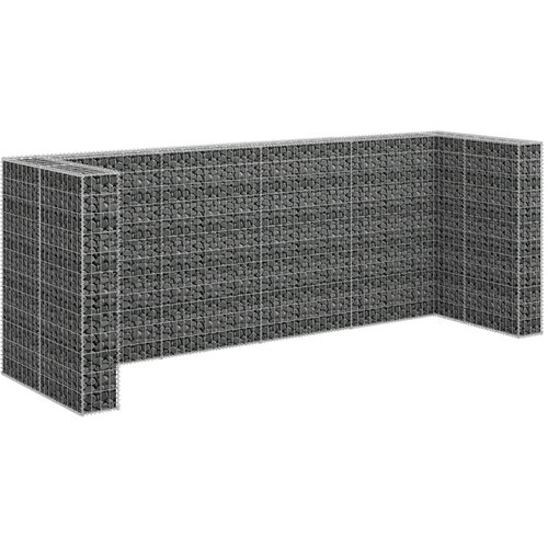  Gabionski zid za kante od pocinčanog čelika 320 x 100 x 120 cm Slike