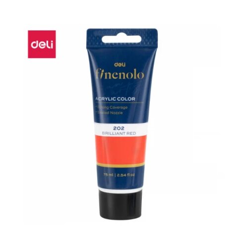  AKRILNA BOJA DELI U TUBI CRVENA 75ml EC75-BE Cene