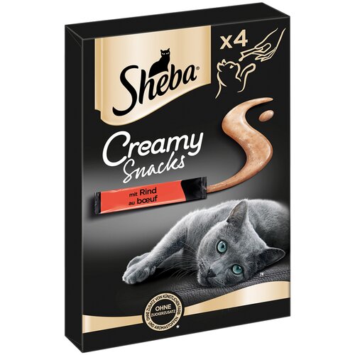 Sheba Creamy Snacks - Govedina (4 x 12 g) Cene