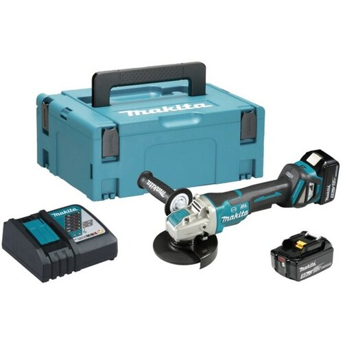 Makita DGA519RTJ akumulatorska kutna brusilica 125 mm uklj. 2 akumulatora, uklj. punjač 18 V 5 Ah Cijene