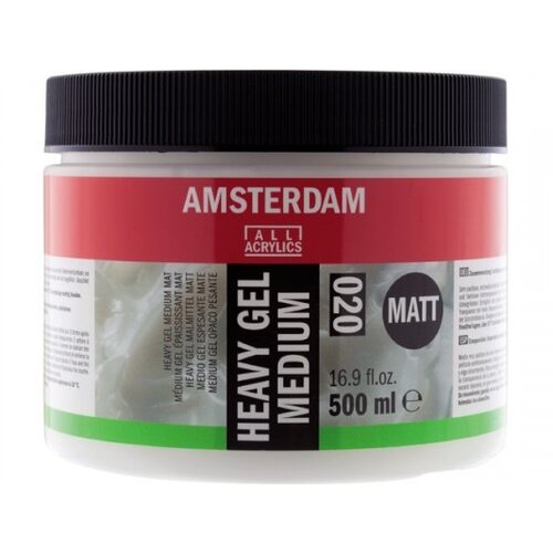 MAT gel medium 020 Amsterdam Heavy - 500 ml (pribor za) Slike
