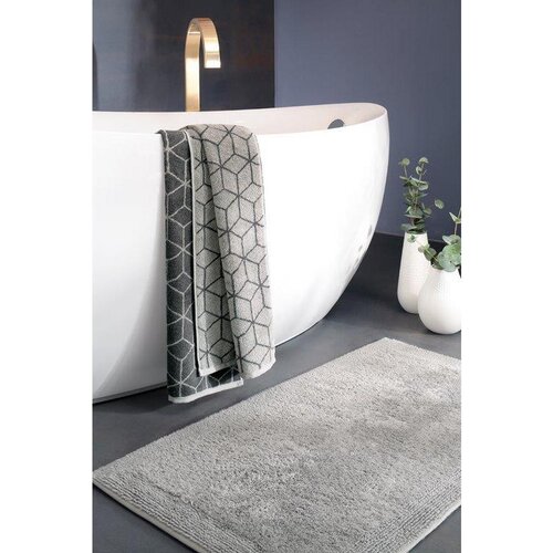Villeroy Boch BRISAČA ZA TU&amp;Scaron;IRANJE Coordinates Carr&amp;eacute; barve grafita 80/150 cm Slike
