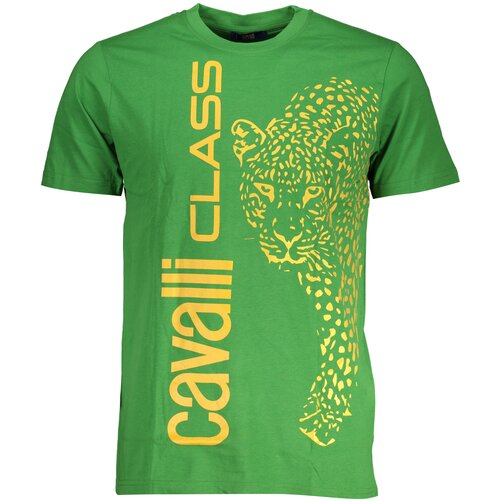 Cavalli Class GREEN MEN&#39;S SHORT SLEEVED T-SHIRT Cene