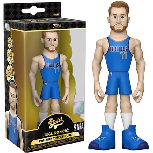 Funko Luka Dončić 77 Dallas Mavericks Gold Premium figura 30 cm Slike