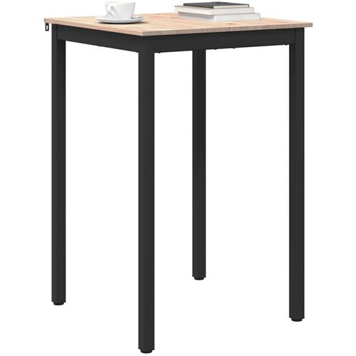  Stol za bar Prirodna 110 x 55 x 105 cm Čvrsto borovo drvo Slike