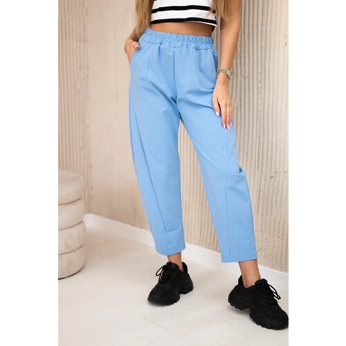 Kesi Włoski Trousers with pockets Summer Punto blue Cijene