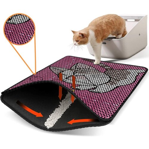 WALLXPERT Nrszn0152 multicolor cat litter mat Cene